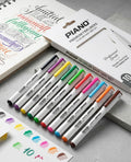 Piano Fine Line Markers – 10 Colour Pack