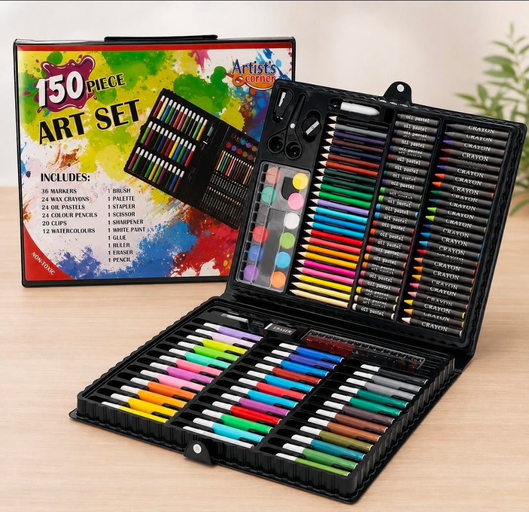 150-Piece Deluxe Art Set for Kids & Adults