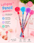 Lollipop Design Gaming Stackable Pencils SET OF 3