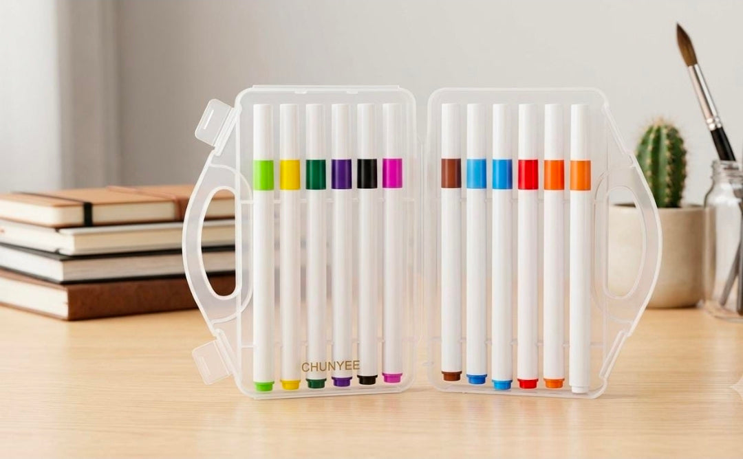 Pack of 12 Acrylic Markers