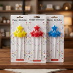Birthday Star Candle – Sparkling Celebration Essential
